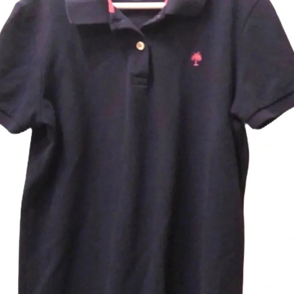 LILLY PULITZER EUC GIRLS NAVY SHIRT TOP POLO UNIFORM SUMMER BLUE GOLF SIZE XS - Picture 4 of 4